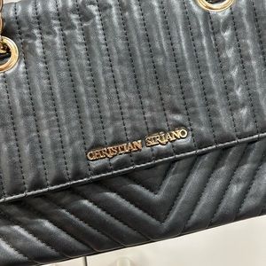 Christian Siriano Black Shoulder Bag
